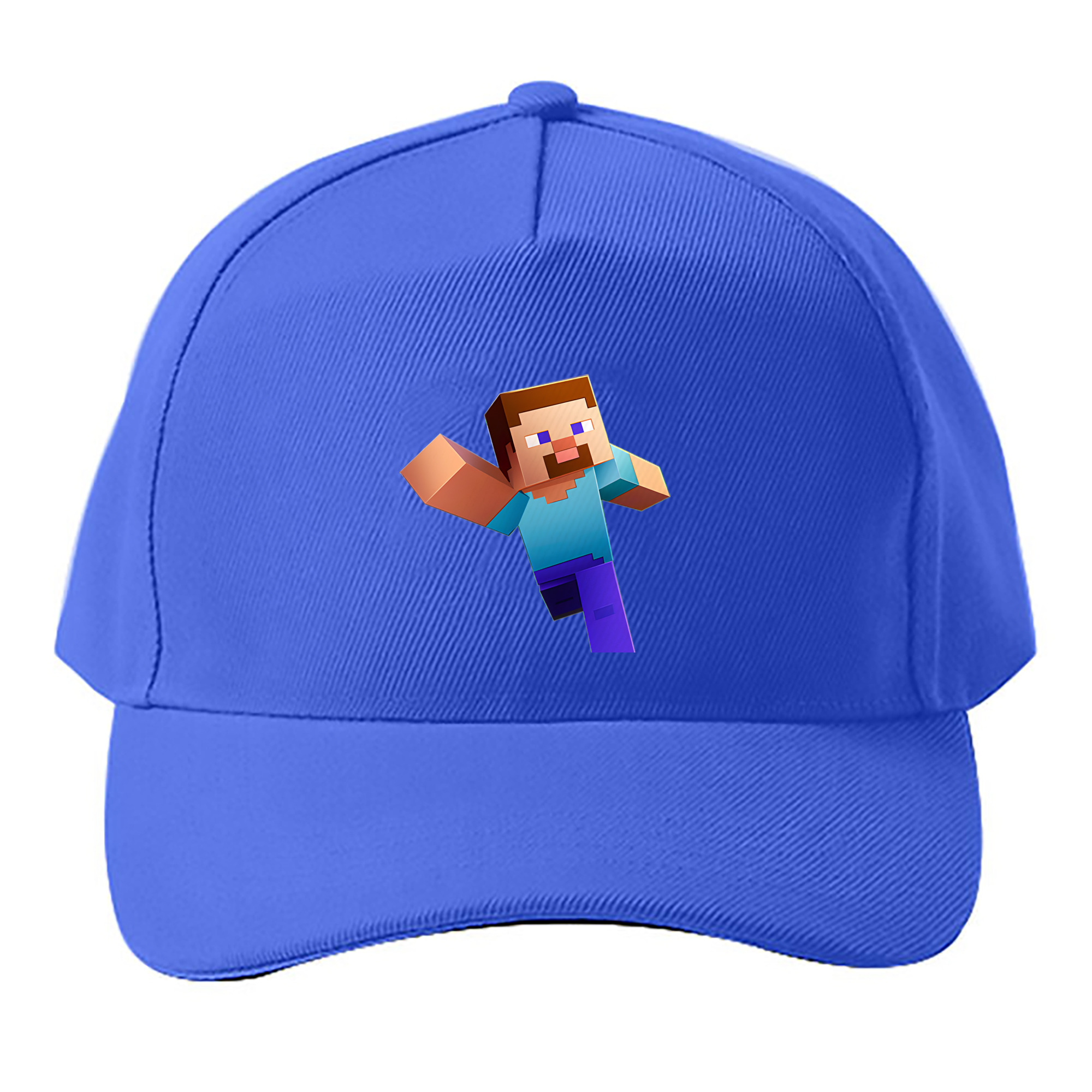 （画像用） マインクラフト ブロックの世界 Minecraft MC Block world ベースボールキャップ 綿100％ 男女兼用 帽子 スポーツ